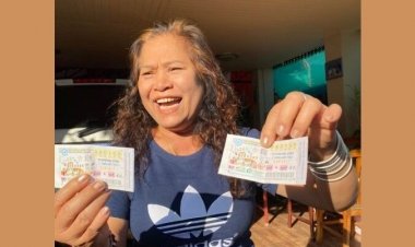 เศรษฐีป้ายแดงรับปีใหม่!สาวใหญ่ถูกหวยรวยเละ12ล้าน