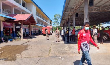 ระทึก!ไฟไหม้อาคารโรงเรียนดังประจำจังหวัดอำนาจเจริญโชคดีดับทัน