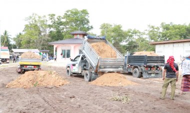 กลุ่ม 6 ล้อ สายบุญ ขนทราย ขนดิน บริการให้มัสยิดฟรีชายแดนใต้