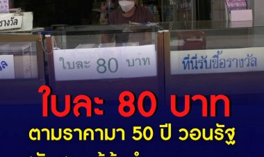 จี้รัฐหนุนกลุ่มผู้ค้าหวยขายไม่เกินราคาตัดตอนหวยแพง