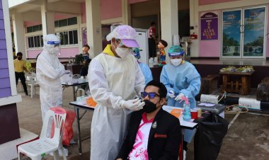 สพม.ชัยภูมิ เร่งคัดกรองโควิด"ATK"รับแข่งขันกีฬานักเรียนโซนหุบเขา