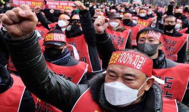 โอมิครอนพุ่งทำสถิติ!ทุบคนเกาหลีใต้สาหัสต้องออกประท้วงร้องรัฐบาลเยียวยาตามจริง