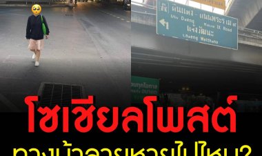 โซเชียลโพส ทางม้าลายหายไปไหน