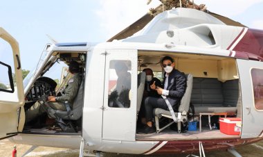 “สุริยะ –สาธิต” ขึ้น ฮ. สำรวจพื้นที่กรณี“น้ำมันรั่วมาบตาพุด”ย้ำวันนี้เคลียร์หมด