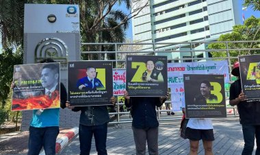 ‘เซฟบางกลอย’ จัดคาร์ม็อบ บุกสาดสีหน้าป้ายกระทรวงทรัพย์ฯ พร้อมยก 5 เหตุผล ไล่รัฐมนตรีลูกท้อป เหตุเป็นคู่ขัดแย้งกับชาวบ้าน