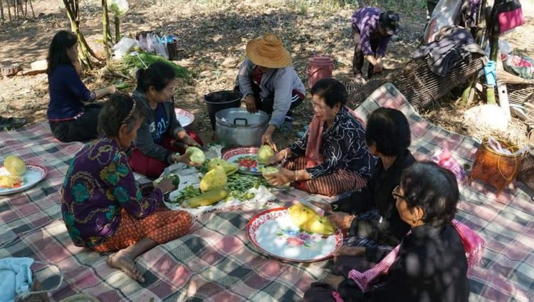 น้ำลดชาวเรือลุ่มน้ำชีศรีสะเกษจับปลาหารายได้เสริม