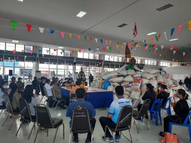 อุทุมพรพิสัยสืบสานประเพณี บุญคูณลาน สู่ขวัญข้าว กุ้มข้าวใหญ่