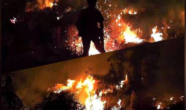 ไฟปริศนาไหม้ ระทึกหวิดเผาวอดบ้าน-วิทยาลัยสงฆ์ กว่า50ไร่