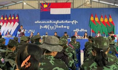 กองกำลัง KNDOสวนสนามแสดงแสนยานุภาพ 73 ปี ประกาศอิสระภาพ