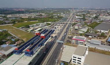 'ศักดิ์สยาม'ลงนาม 10 ผู้รับเหมา สร้างมอเตอร์เวย์'เอกชัย-บ้านแพ้ว' 1.8 หมื่นล.