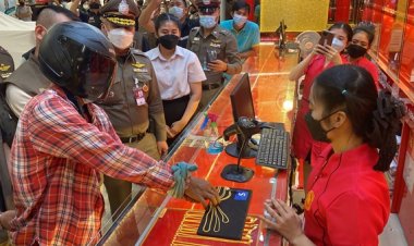 ตามรวบแล้ว!โจรบุกเดี่ยวจี้ชิงทอง 7 บาทห้างดังชลบุรี