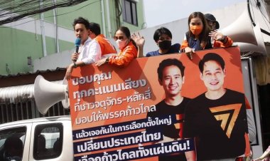 "ก้าวไกล" แห่ขอบคุณทุกคะแนนเสียง "พิธา" ชี้ยังทำงานหนักต่อเนื่องเพื่อพี่น้องประชาชน  ลั่น! พร้อมสู้ศึก "ผู้ว่า กทม." ด้าน "เพชร กรุณพล" ยืนยันจะทำงานพื้นที่ “จตุจักร-หลักสี่” ต่อไป