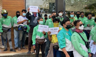 น้ำมันแพง!ม็อบไรเดอร์ไลน์แมนนับร้อยร้องค่ารอบเพิ่ม