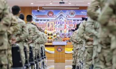 "ปทุมธานี" มอบเข็มสดุดี-ทุนการศึกษา วันคล้ายวันสถาปนากองอาสารักษาดินแดน ครบรอบ 68 ปี