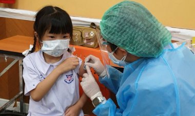 ฉีดวัคซีนเข็มแรกเด็ก5-11ขวบคึกคัก (มีคลิป)