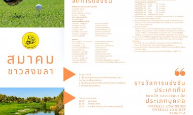 ระเบิดศึกกอล์ฟการกุศลสมาคมชาวสงขลา 24 ก.พ.ณ สนามไพเฮิร์สท