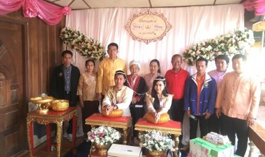 “สส.ชัยวุฒิ”ประธานพิธีมงคลสมรสชาวบ้านแม่กลองน้อย