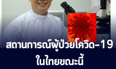 นักไวรัสวิทยา ระบุ สถานการณ์ผู้ป่วยโควิด-19 ในไทยขณะนี้ยังไม่ได้อยู่ในช่วงขาลง