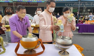 พ่อเมืองศรีสะเกษ บวงสรวงและสมโภช พระนางศรีสะเกศ ให้บ้านเมืองสงบร่มเย็น