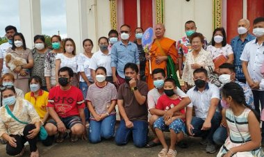 อนุโมทนาบุญกับทีมข่าวปราจีนฯอุปสมบท