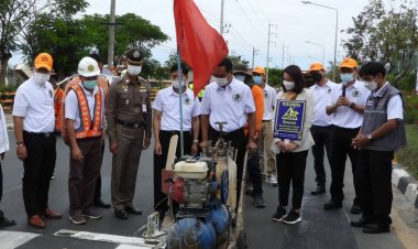 ศรีสะเกษ Kick off กิจกรรม “การรณรงค์เพื่อลดอุบัติเหตุบริเวณทางข้าม”(มีคลิป)