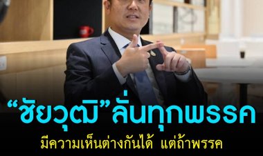“ชัยวุฒิ” ลั่นทุกพรรคมีความเห็นต่างกันได้ แต่ถ้าพรรคพลังประชารัฐแตก รัฐล้มไปนานแล้ว!