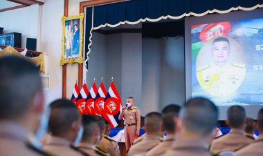 ผบ.ทร.ย้ำถ้าตั้งเข็มทิศตรงแต่แรกแล้วจะทำให้เดินถูกทิศถูกทางเป็นทหารเรือที่ดีในอนาคต