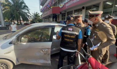 เจอแล้ว!รถใช้ก่อเหตุยิงถล่มนายก อบต. บางสมบูรณ์ที่บางละมุง