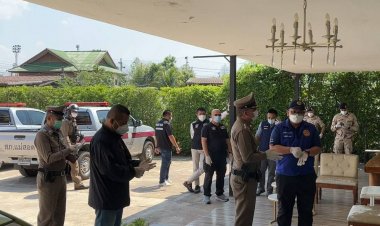 "ผกก.โอ๋" นำกำลังเข้าตรวจค้น บุคคลต่างด้าวในโรงแรมแห่งหนึ่งไม่พบผู้กระทำผิด