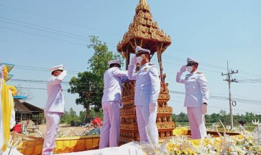ศรีสะเกษรับมอบไฟพระฤกษ์พระราชทานนครลำดวนเกมส์