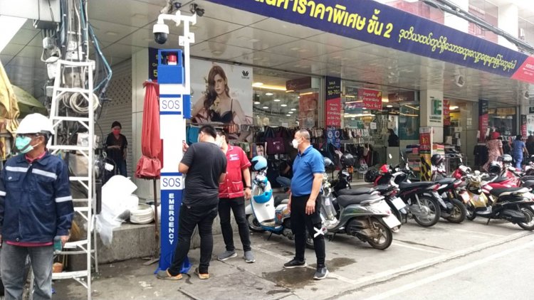 สภ.แม่สอด เร่งติดตั้ง กล้อง sos โครงการ MaeSot smart safety zone