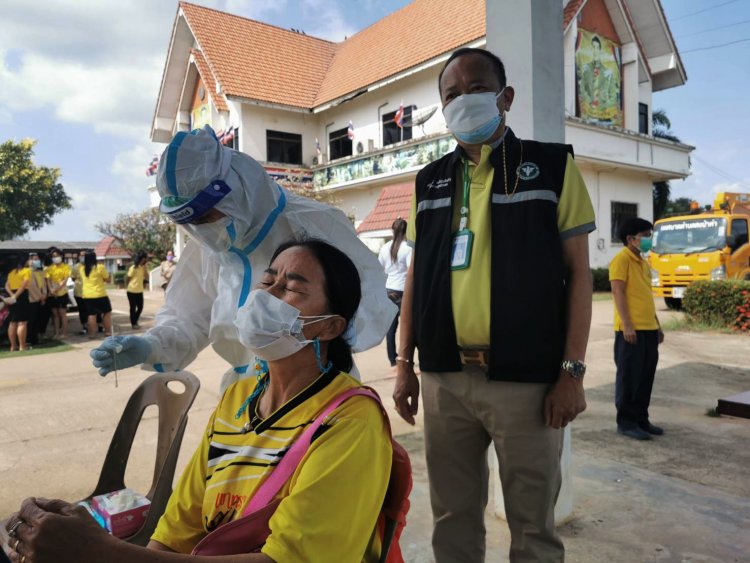 พิจิตรพบผู้ป่วยโควิดรายวันหลักร้อยกระจายทั่วทุกอำเภอแล้ว (มีคลิป)