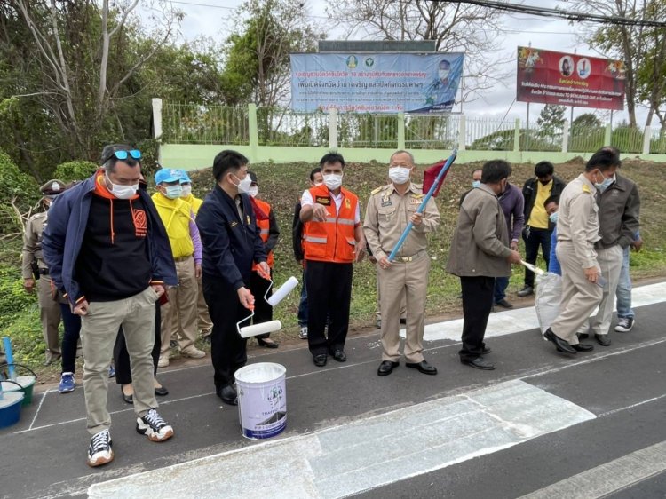อำนาจเจริญเร่งขับเคลื่อนลดอุบัติเหตุทางข้าม-กวดขันวินัยจราจร