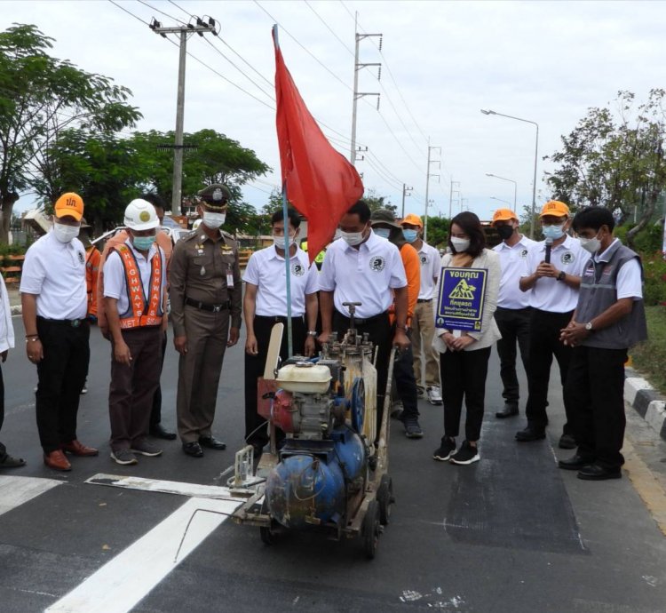 ศรีสะเกษ Kick off กิจกรรม “การรณรงค์เพื่อลดอุบัติเหตุบริเวณทางข้าม”(มีคลิป)