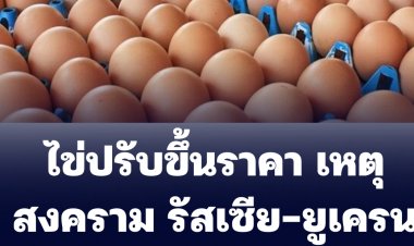 สมาคมผู้ผลิตผู้ค้าและส่งออกไข่ไก่ ปรับขึ้นราคาแนะนำไข่ไก่คละหน้าฟาร์ม เป็น 3 บาท 20 สตางค์ โดยเพิ่มขึ้น 30 สตางค์ จากราคาปัจจุบัน 2 บาท 90 สตางค์ เริ่มวันที่ 1 มี.ค.
