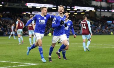 คืนฟอร์มเก่ง!เลสเตอร์ บุกสอย เบิร์นลีย์ ท้ายเกม 2-0 ศึกพรีเมียร์ลีก