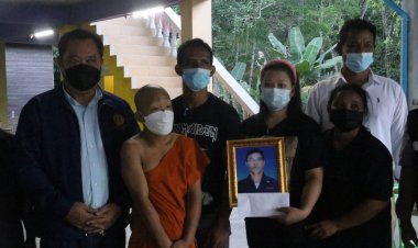 "พ.ต.อ.ทวี"รุดเยี่ยมครอบครัวผู้สูญเสีย8ศพเหตุกระบะตกสะพาน