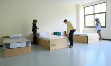 อำเภอเบตงเตรียมความพร้อมของศูนย์แยกกักตัวในชุมชน