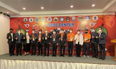 ศรีสะเกษเปิดศูนย์สื่อมวลชนรายงานผลการแข่งขัน"ศรีสะเกษเกมส์"