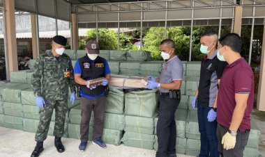 ตำรวจสนธิกำลังทหาร-ศุลกากรตากใบแยึดบุหรี่หนีภาษี287ลัง