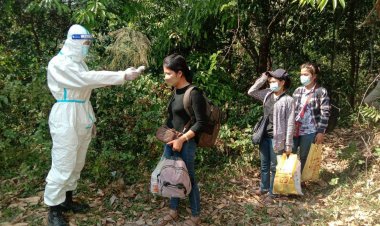 ทะลักต่อเนื่อง!จนท.สกัดจับ39แรงงานซุกป่าท่าสองยาง