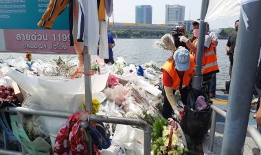 กรมเจ้าท่าเก็บดอกไม้อาลัยแตงโมคืนพื้นที่ท่าเรือพิบูณสงคราม 1 แล้ว