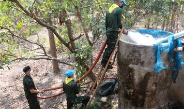 แจกน้ำ สร้างฝาย เตรียมรับมือภัยแล้ง-ฝนทิ้งช่วง