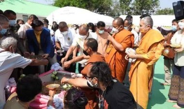 วัดศรีสมบูรณ์รัตนาราม วางศิลาฤกษ์สร้างเจดีย์มหานาคแก้วจุฬามณี