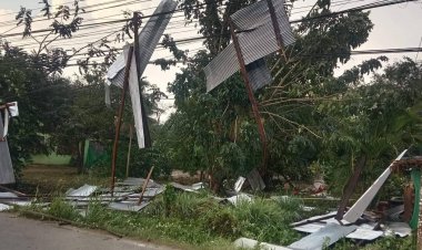 พายุถล่มสามเงาบ้านเรือนเสียหาย 119 หลัง