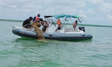 ศรชล. จับอย่างต่อเนื่อง ไอ้โง่ เครื่องมือประมงผิดกฎหมาย