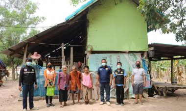 "ไพโรจน์"กำนันตำบลสำโรงเร่งซ่อมแซมที่อยู่อาศัยผู้ยากไร้