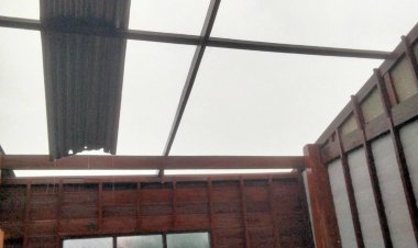 อำนาจเจริญอ่วม!เจอพายุฤดูแล้งพัดถล่มกว่า150หลังคาเรือน