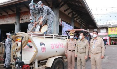 กองทัพเรือเร่งส่งน้ำ 200 ตันช่วยชาวเกาะล้านเมืองพัทยาบรรเทาภัยแล้ง