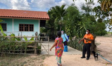 ทำงานจริง..!!นายกเล็กผือใหญ่สั่งระดมพ่นยาฆ่าเชื้อโควิดรับเทศกาลสงกรานต์